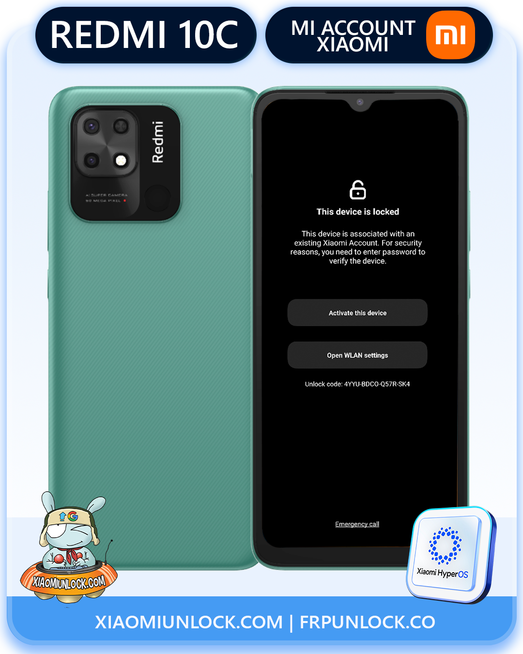 Eliminar Cuenta Mi Xiaomi Redmi 10C